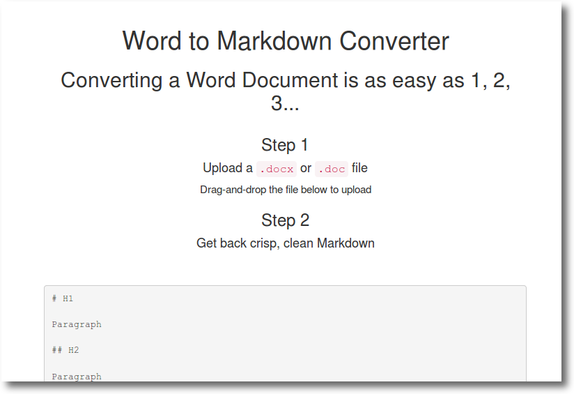 Word konvertierung Markdown