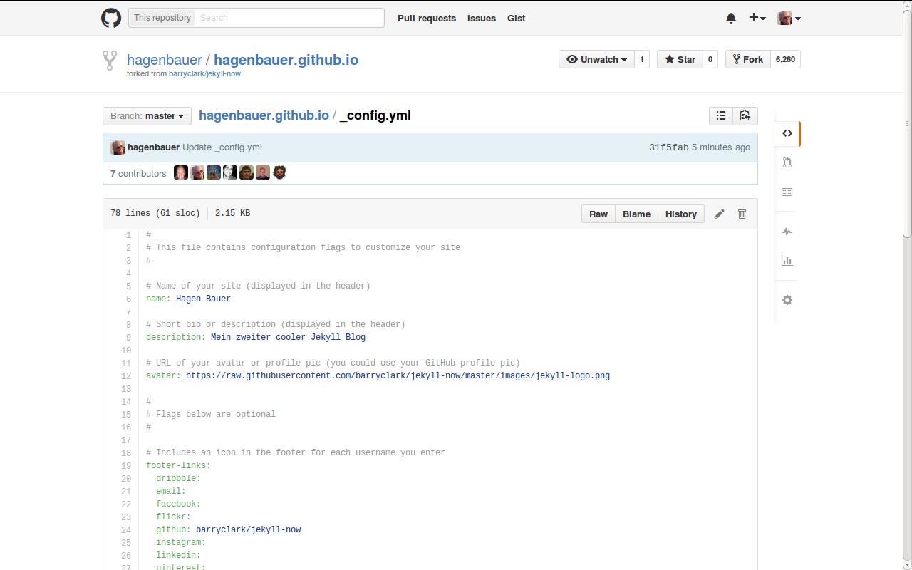 Blogging on Github