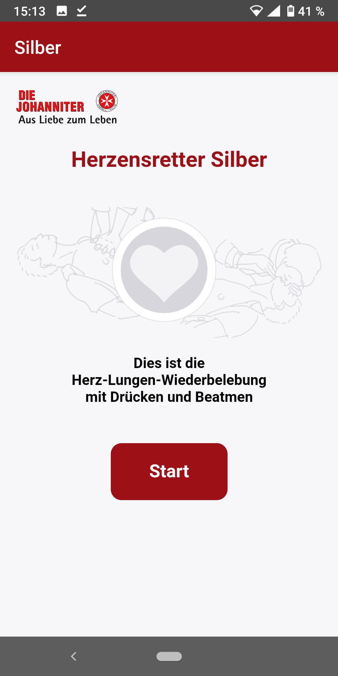 Screensho Herzensretter App
