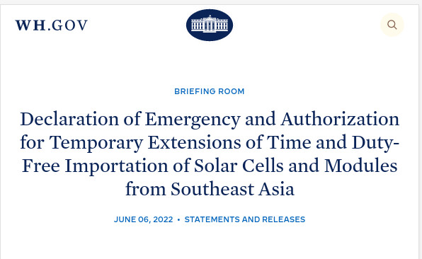Erklärung Stromnotstand USA
