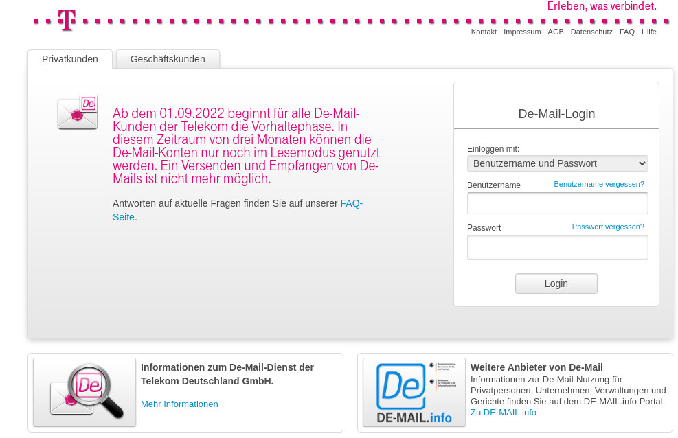 Todesanzeige De-Mail