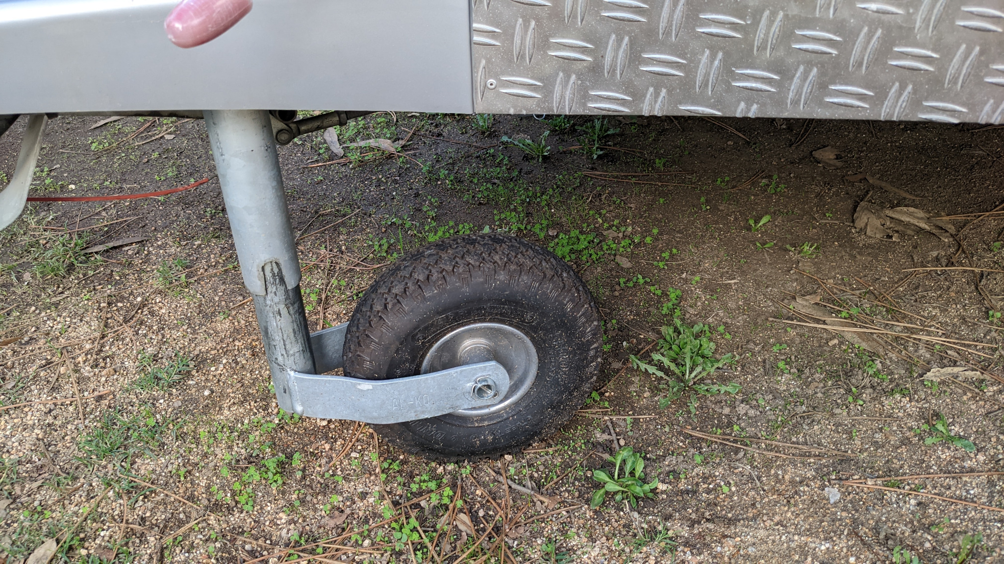 Bugrad Wohnwagen mit Luft