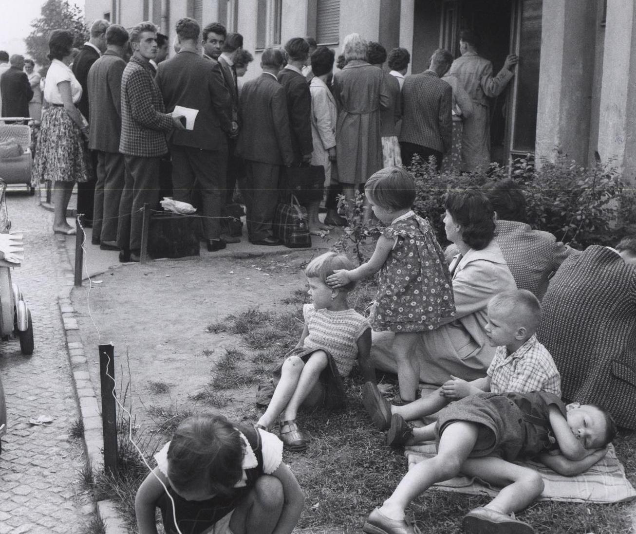 Fluechtlinge in Marienheide 1961